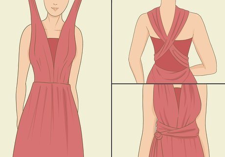 how to tie infinity dress  