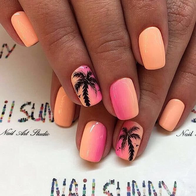 summer classy short nail designs 