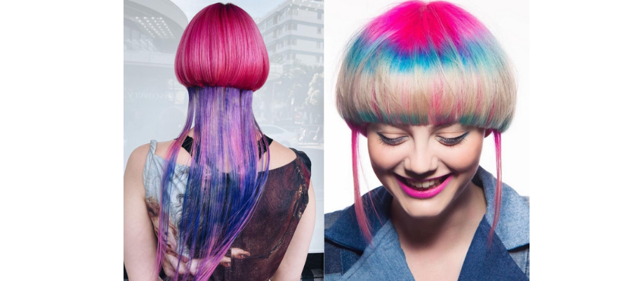 jellyfish haircut with bangs   