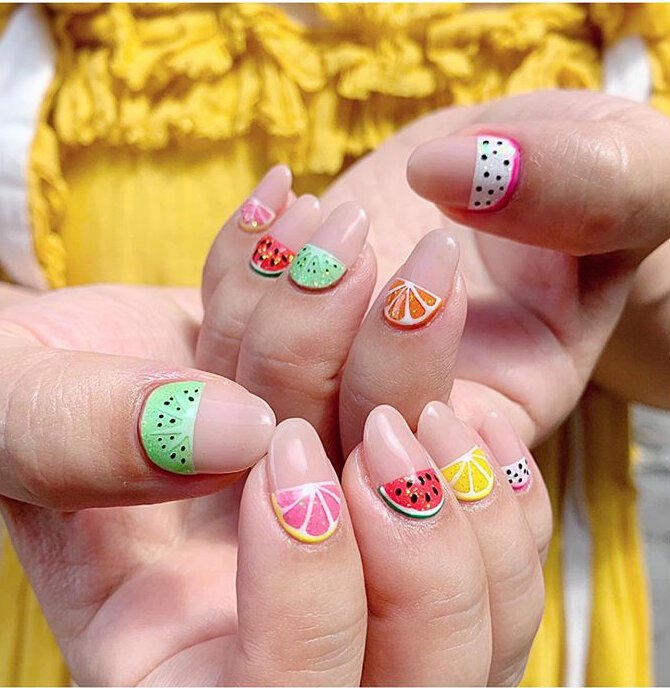 summer classy short nail designs 